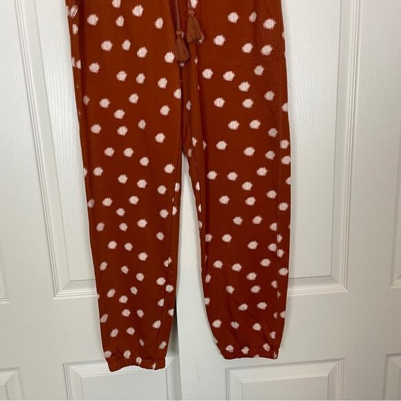 Anthropologie x Daily Practice Dot Motif French Terry Jogger Pants - Picture 5 of 10